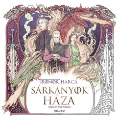 Sárkányok háza - hivatalos színezőkönyv